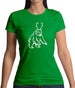 Bear Antlers (Beer) Womens T-Shirt