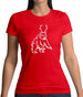 Bear Antlers (Beer) Womens T-Shirt