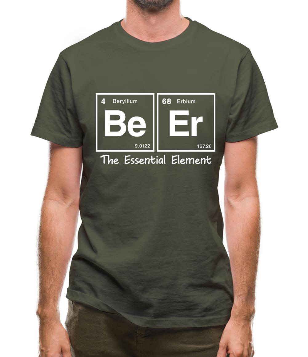 Beer The Essential Element Mens T-Shirt