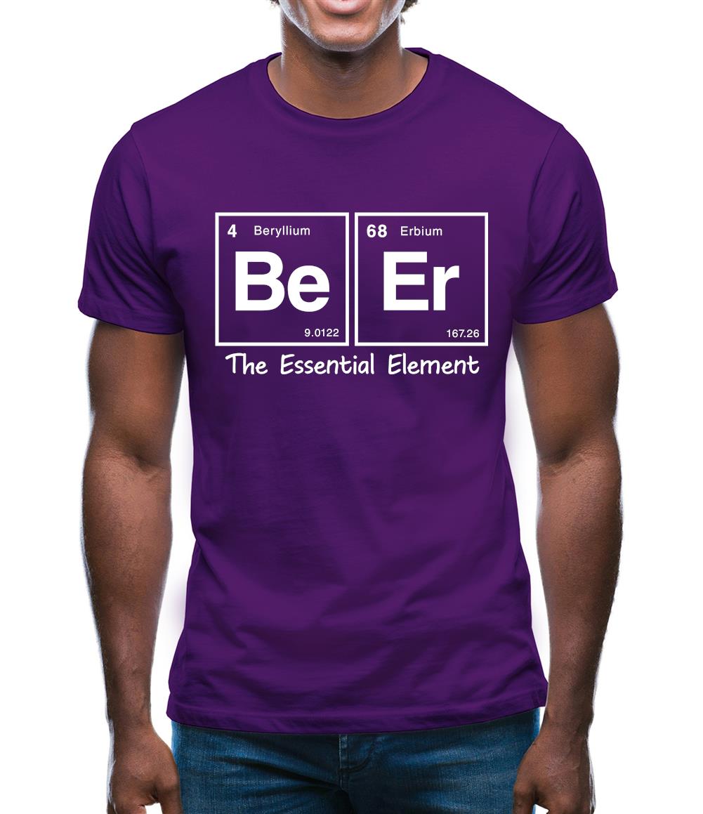 Beer The Essential Element Mens T-Shirt