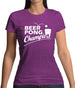 Beer Pong Champion Womens T-Shirt