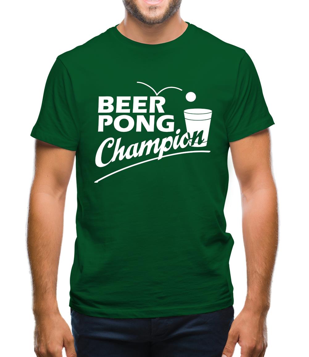 Beer Pong Champion Mens T-Shirt