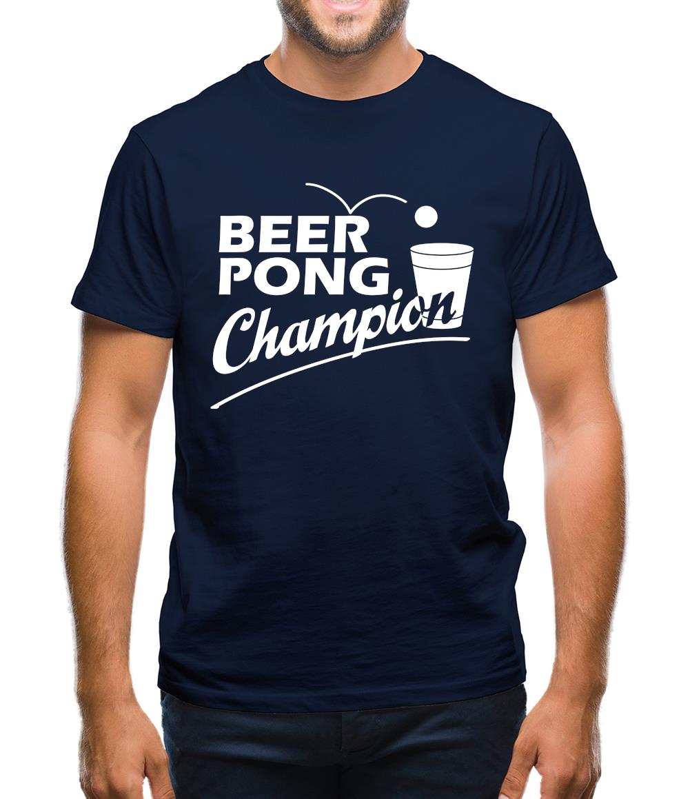 Beer Pong Champion Mens T-Shirt