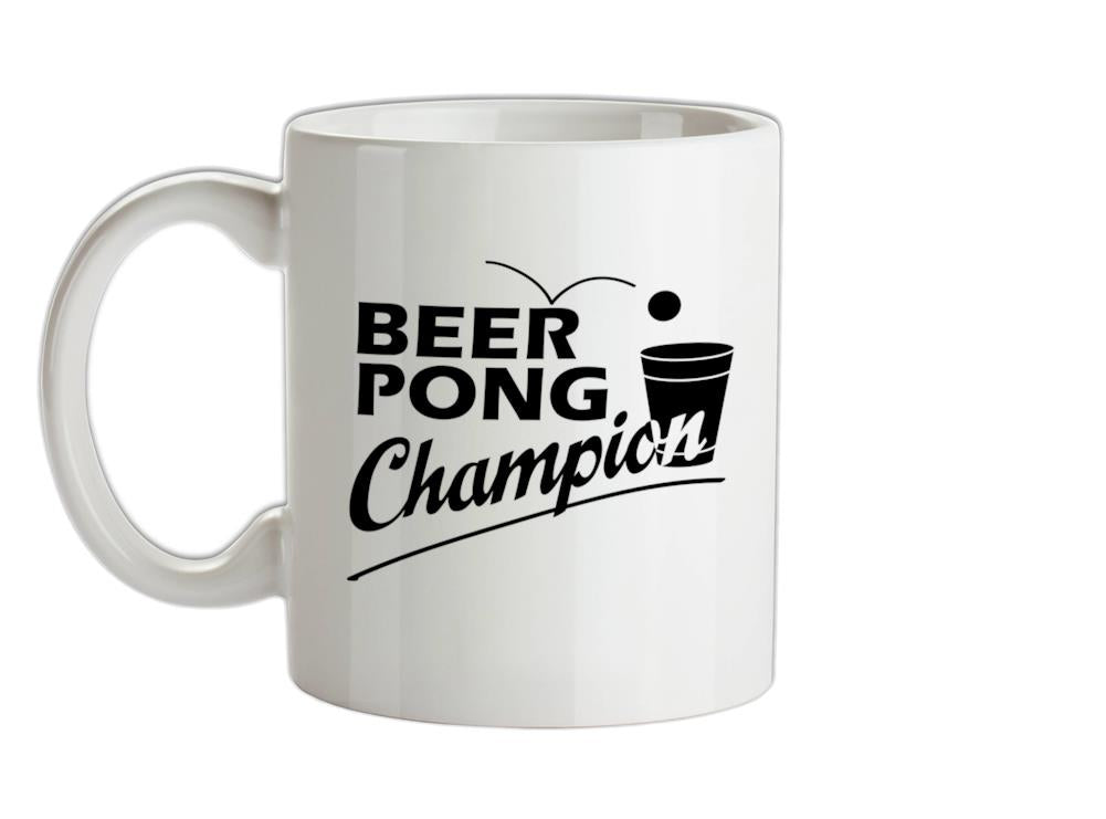 Beer Pong Champion Ceramic Mug