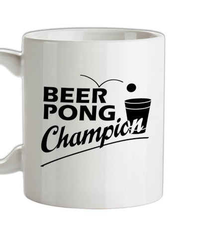 Beer Pong Champion Ceramic Mug