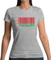 Belarus Barcode Style Flag Womens T-Shirt