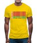 Belarus Barcode Style Flag Mens T-Shirt