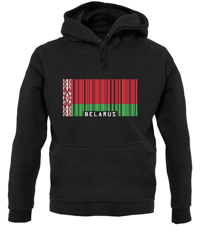 Belarus Barcode Style Flag unisex hoodie