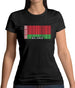 Belarus Barcode Style Flag Womens T-Shirt