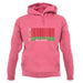 Belarus Barcode Style Flag unisex hoodie