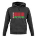 Belarus Barcode Style Flag unisex hoodie