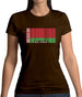 Belarus Barcode Style Flag Womens T-Shirt