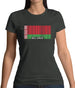 Belarus Barcode Style Flag Womens T-Shirt