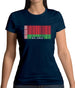 Belarus Barcode Style Flag Womens T-Shirt