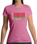 Belarus Barcode Style Flag Womens T-Shirt