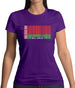 Belarus Barcode Style Flag Womens T-Shirt