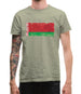 Belarus Grunge Style Flag Mens T-Shirt