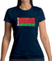 Belarus Grunge Style Flag Womens T-Shirt