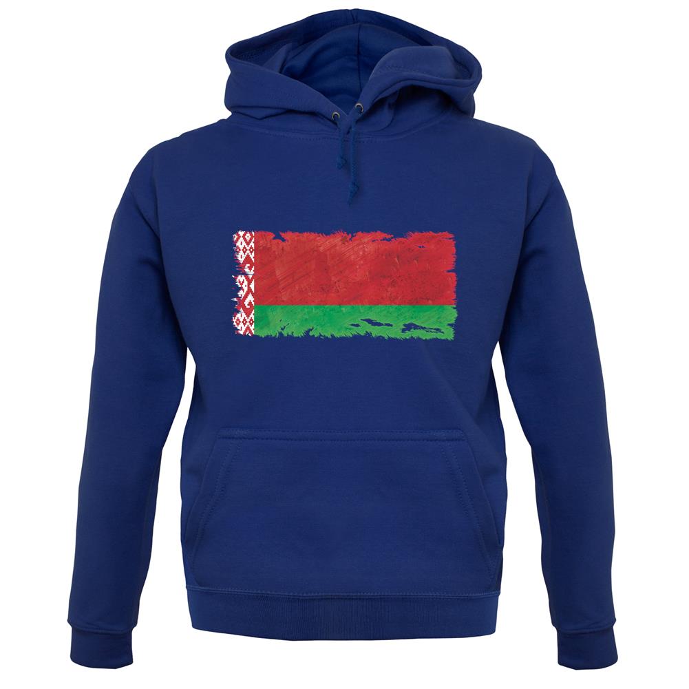 Belarus Grunge Style Flag unisex hoodie