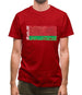 Belarus Grunge Style Flag Mens T-Shirt