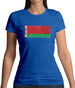 Belarus Grunge Style Flag Womens T-Shirt