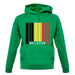 Belgium Barcode Style Flag unisex hoodie