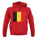 Belgium Grunge Style Flag unisex hoodie