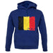 Belgium Grunge Style Flag unisex hoodie