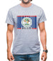 Belize Barcode Style Flag Mens T-Shirt