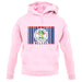 Belize Barcode Style Flag unisex hoodie