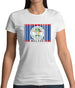 Belize Barcode Style Flag Womens T-Shirt