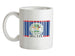 Belize Barcode Style Flag Ceramic Mug