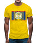 Belize Barcode Style Flag Mens T-Shirt