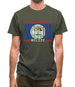 Belize Barcode Style Flag Mens T-Shirt