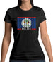 Belize Barcode Style Flag Womens T-Shirt