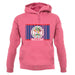 Belize Barcode Style Flag unisex hoodie