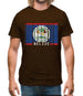 Belize Barcode Style Flag Mens T-Shirt