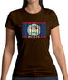 Belize Barcode Style Flag Womens T-Shirt