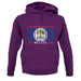 Belize Barcode Style Flag unisex hoodie