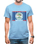 Belize Barcode Style Flag Mens T-Shirt