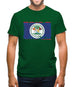 Belize Grunge Style Flag Mens T-Shirt