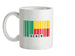 Benin Barcode Style Flag Ceramic Mug