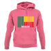 Benin Barcode Style Flag unisex hoodie