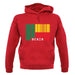 Benin Barcode Style Flag unisex hoodie