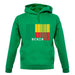 Benin Barcode Style Flag unisex hoodie