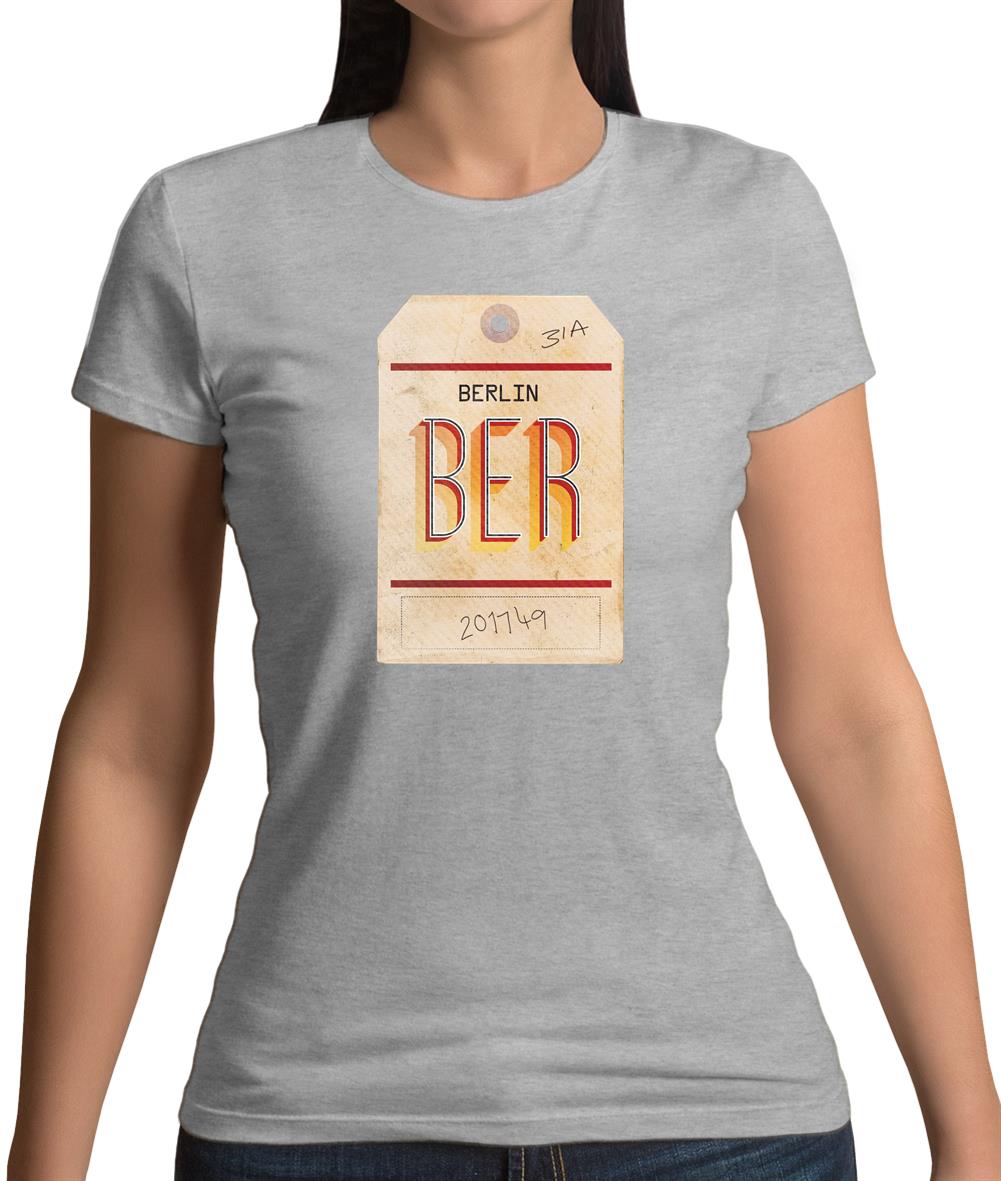 Berlin Tag Womens T-Shirt