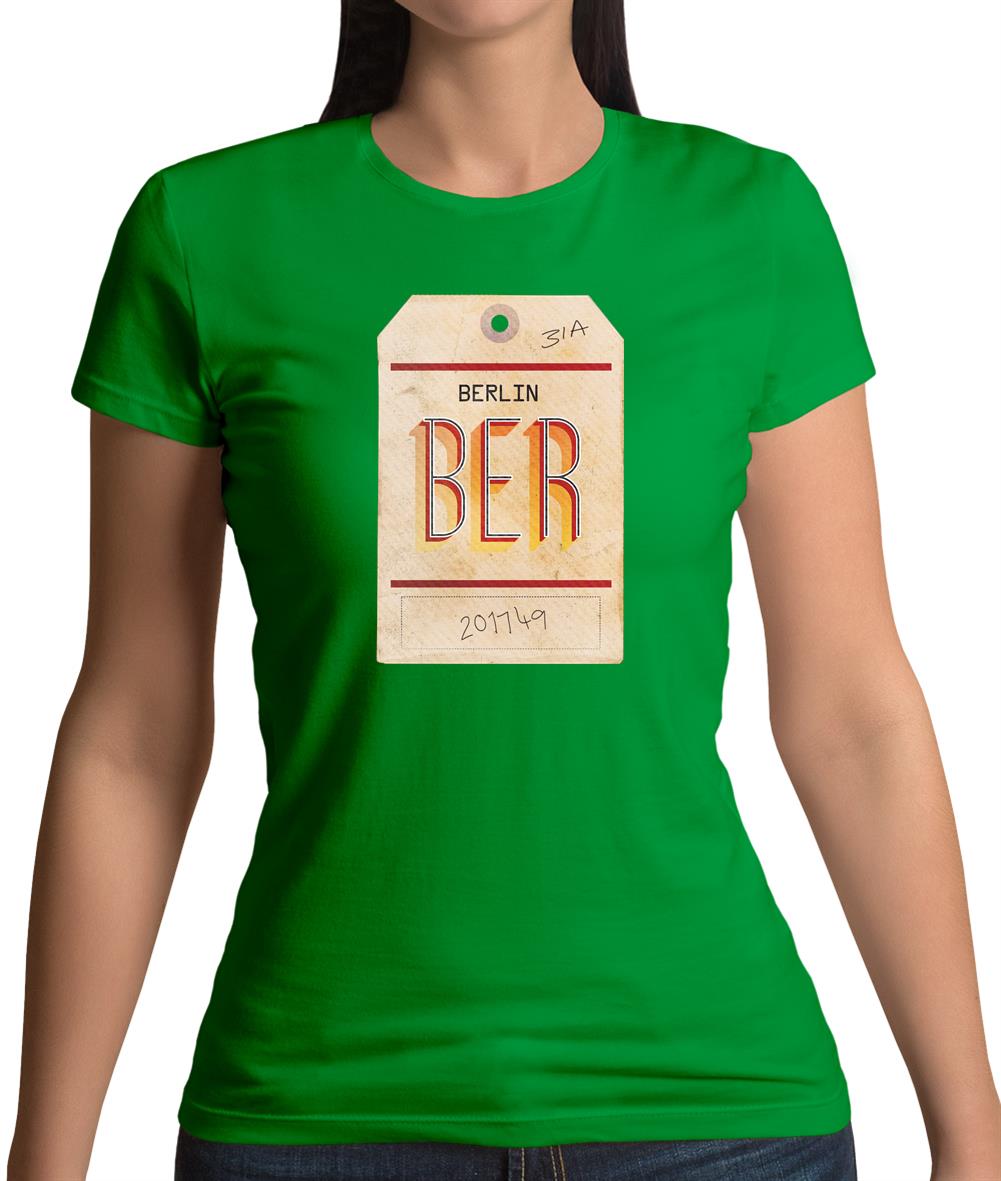Berlin Tag Womens T-Shirt