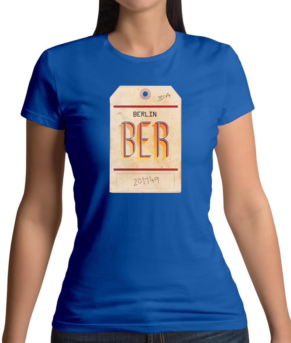 Berlin Tag Womens T-Shirt