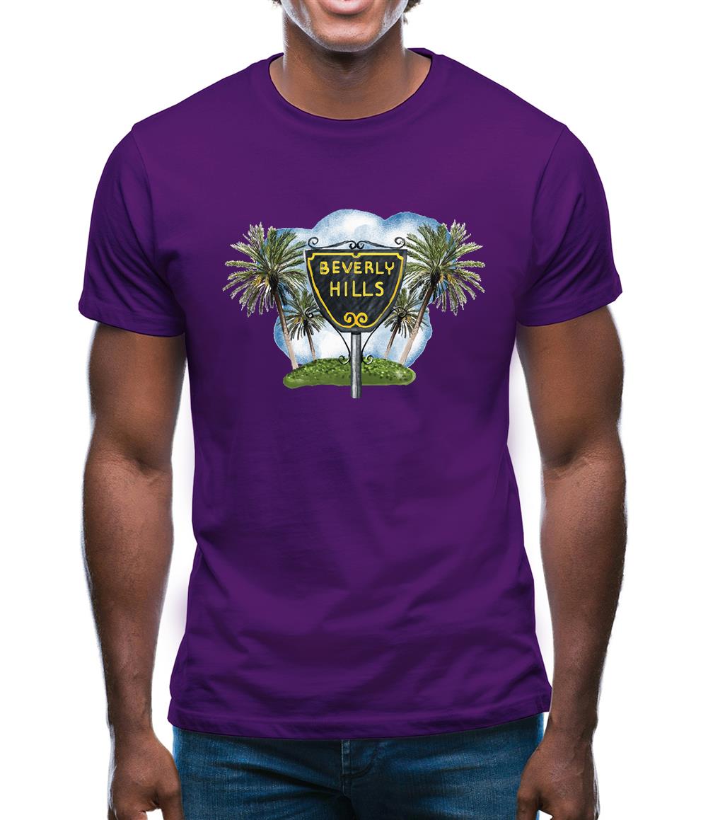 Beverly Hills Sign Mens T-Shirt