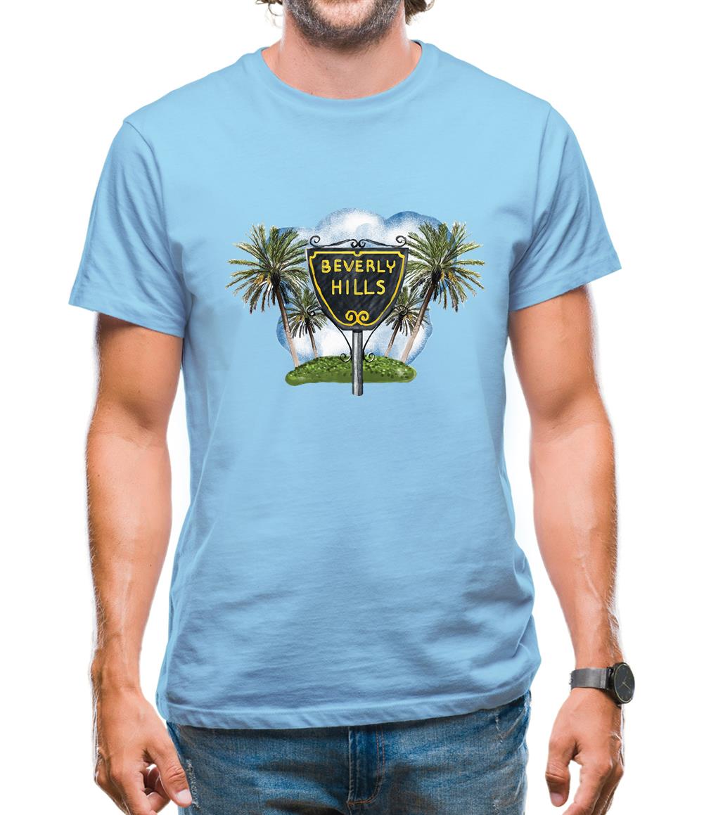 Beverly Hills Sign Mens T-Shirt